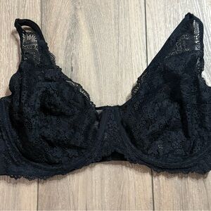 Elegant DOBREVA Black Lace Bra size 42 DD
